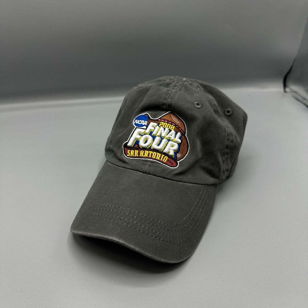 Gear For Sports 2008 NCAA Mens Final Four San Antonio Hat Gray Adjustable Cap